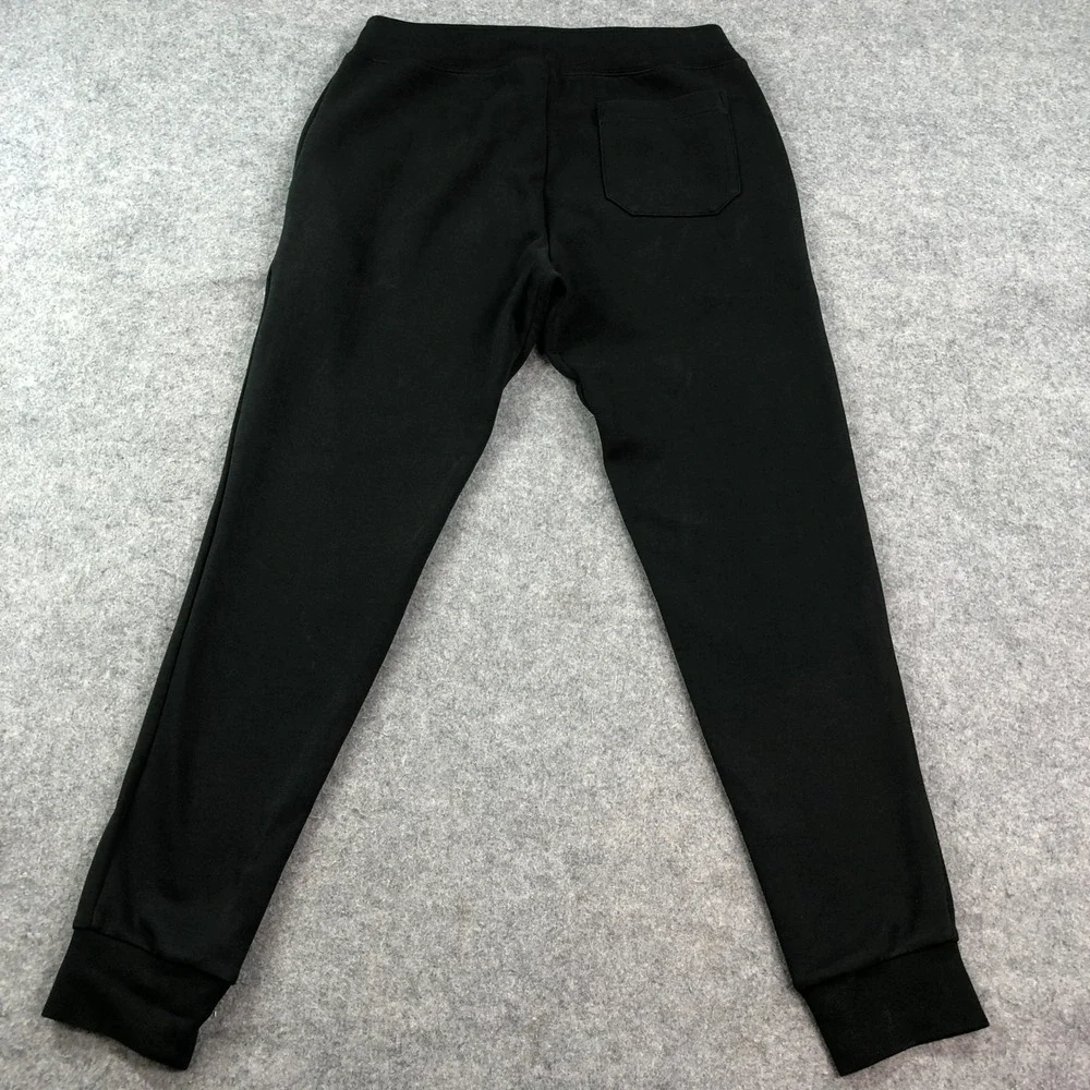 Polo Ralph Lauren Mens Jogger Sweatpants Small Black Drawstring Gym Classic